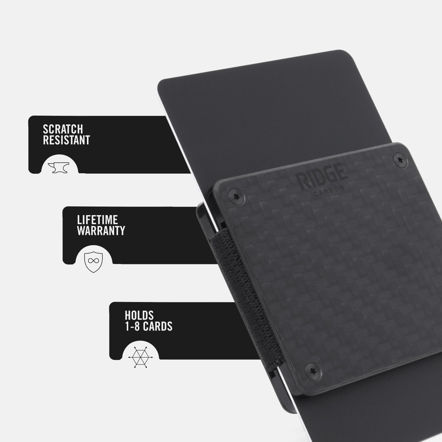 Ridge Wallet For MagSafe - Carbon Fiber 3k