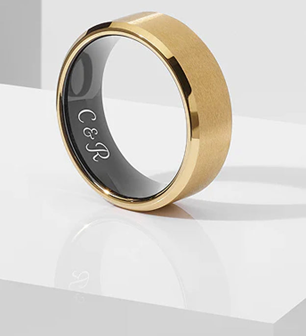 Men's Rings in Modern Style: Titanium, Gunmetal, 24k Gold & More – Ridge
