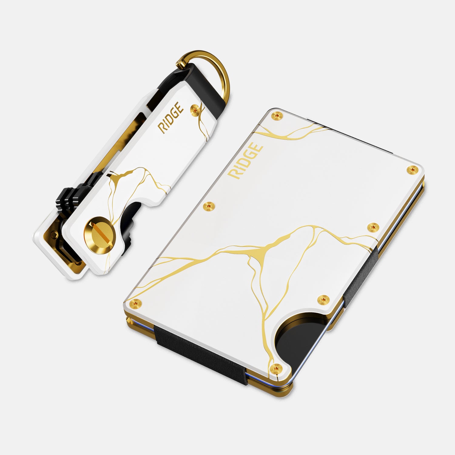 Ridge Wallet - Kintsugi - White