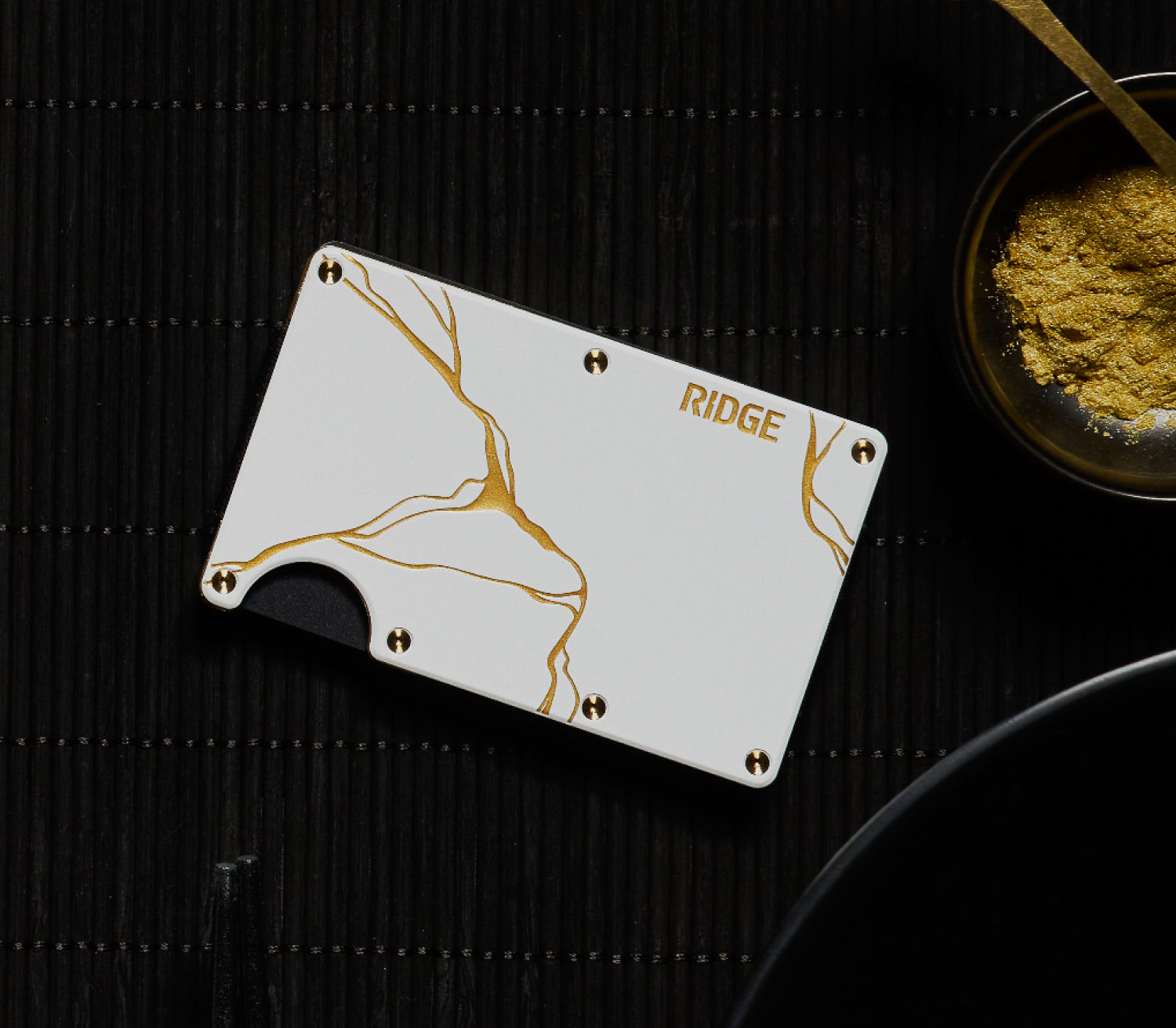 Ridge Wallet - Kintsugi - White
