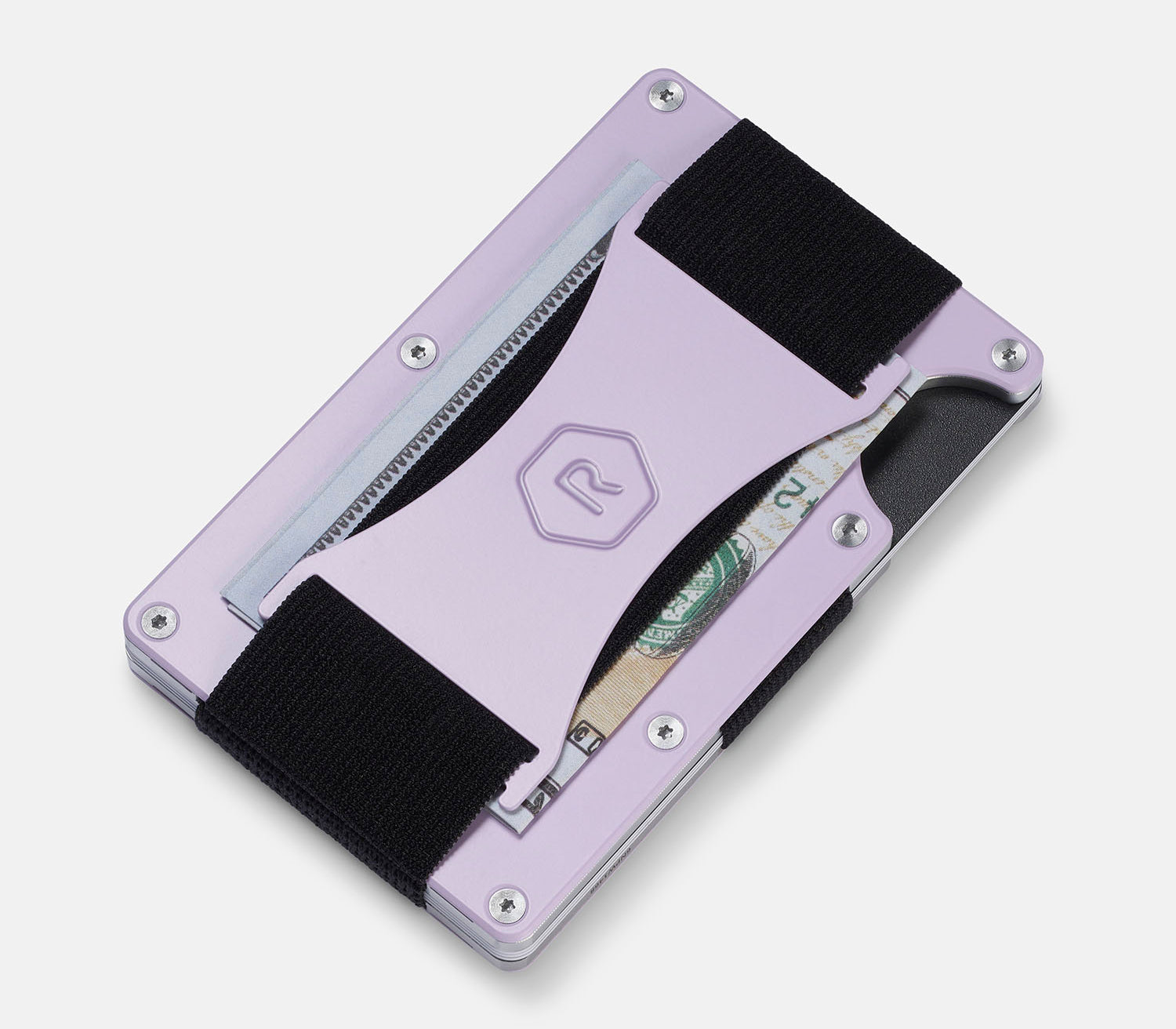 The Ridge Minimalist Slim Wallet For Men - RFID Blocking Front Pocket  Credit Card Holder - Aluminum Metal Small Mens Wallets with Cash Strap  (Matte