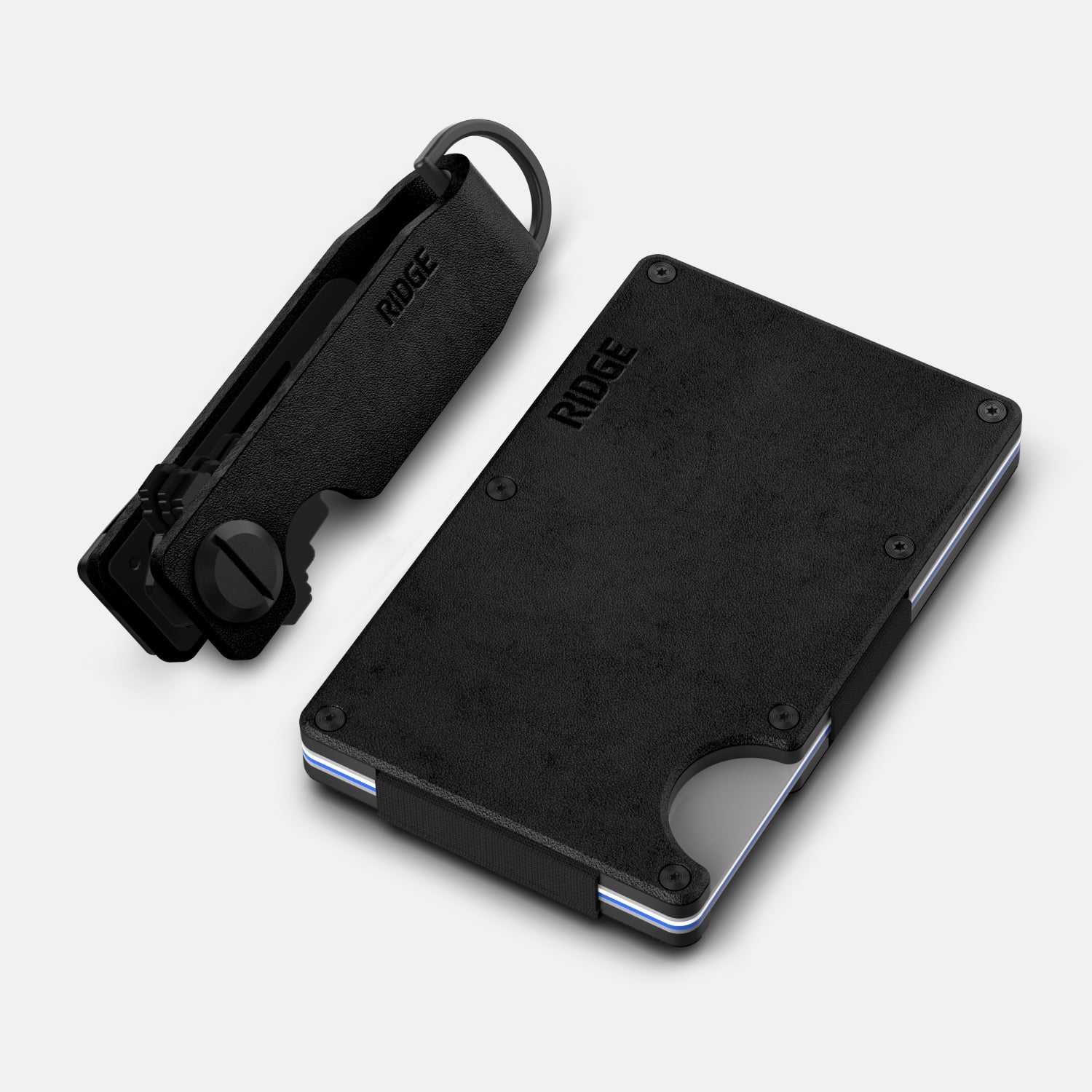 Portafoglio Ridge Slim Blocco RFID con Cinturino per Contanti Portafoglio Ridge Slim Blocco RFID con Cinturino per Contanti