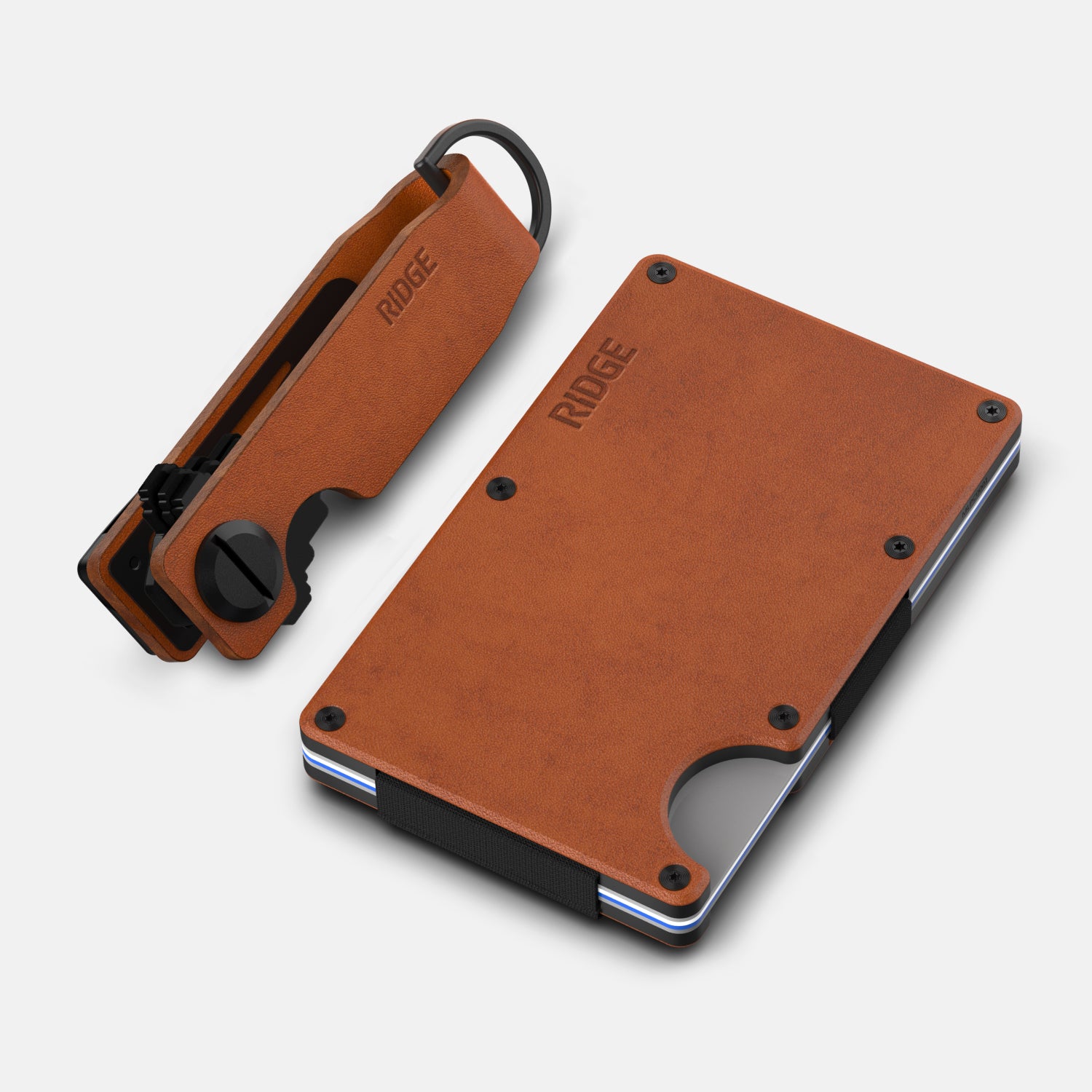 RIDGE | Wallet + KeyCase Kit - Tobacco Brown Leather - Ridge