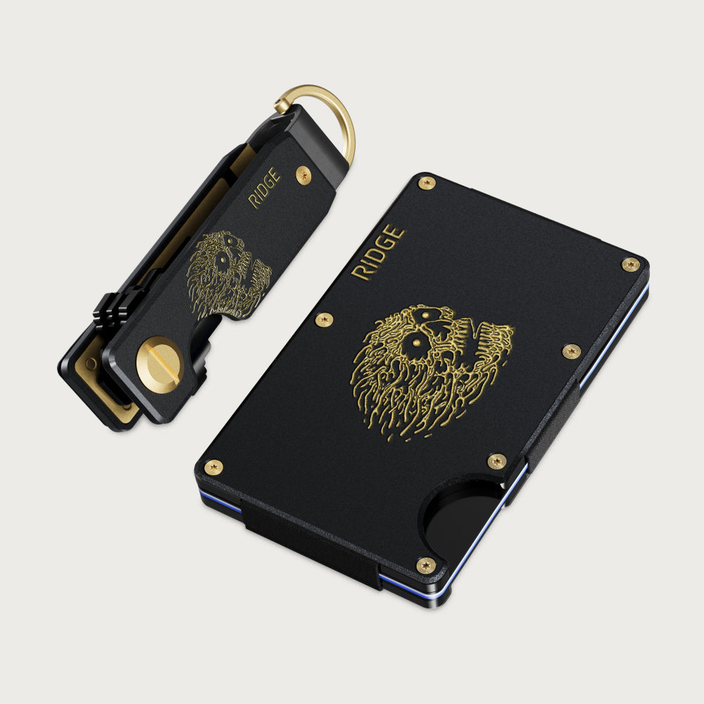 Ridge Wallet + KeyCase - Liquid Death | Ridge x Liquid Death