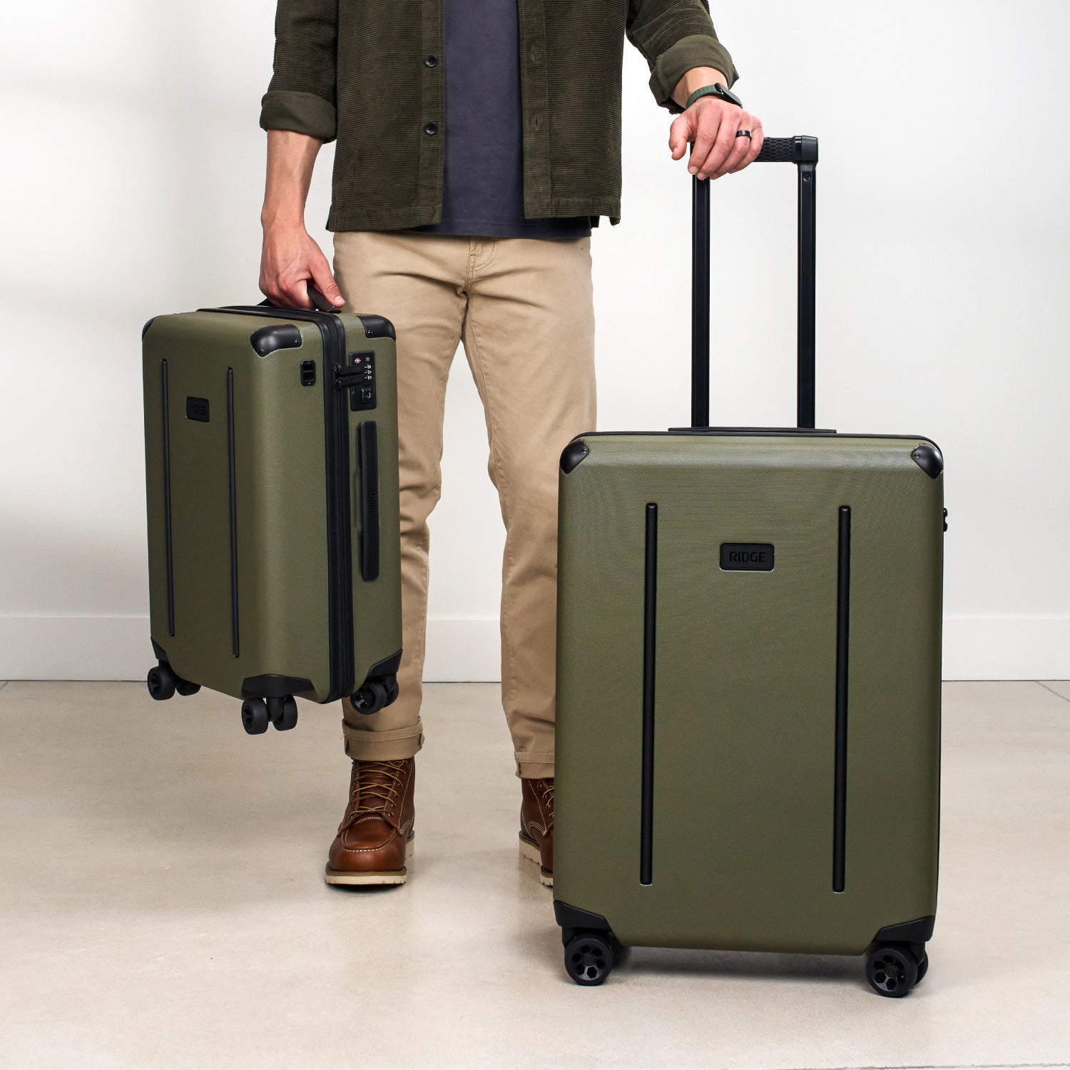 Ridge Travel | Long Haul Set - Matte Olive