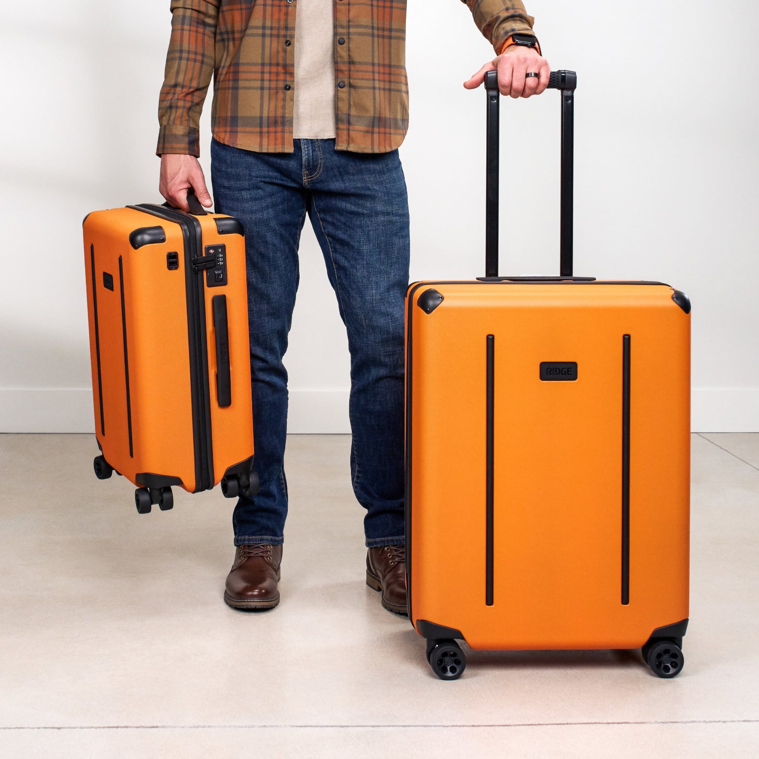 Arbor Paris V2 Orangatang Stimulus ケース付 Ridge Travel | Long Haul Set - Basecamp Orange