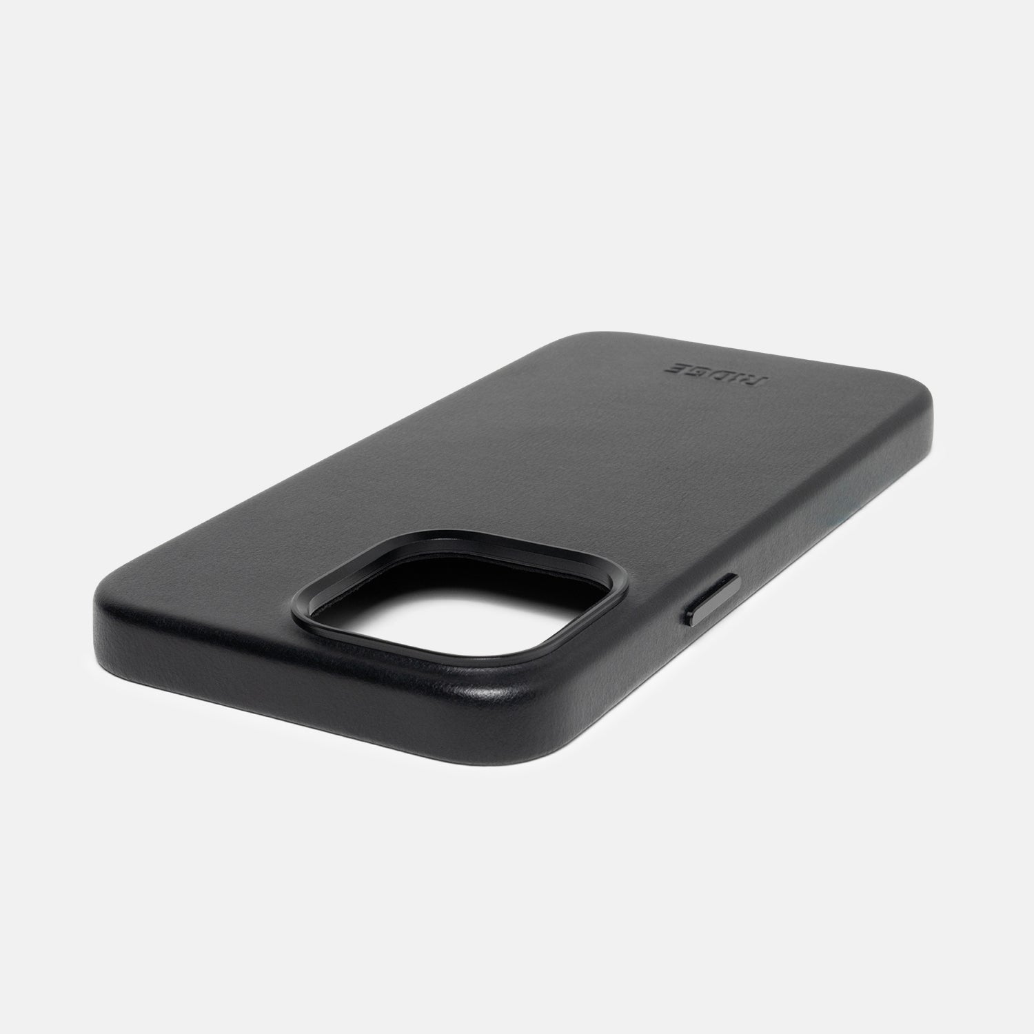 Ridge Phone Case - iPhone 15 Pro Max - Midnight Black Leather