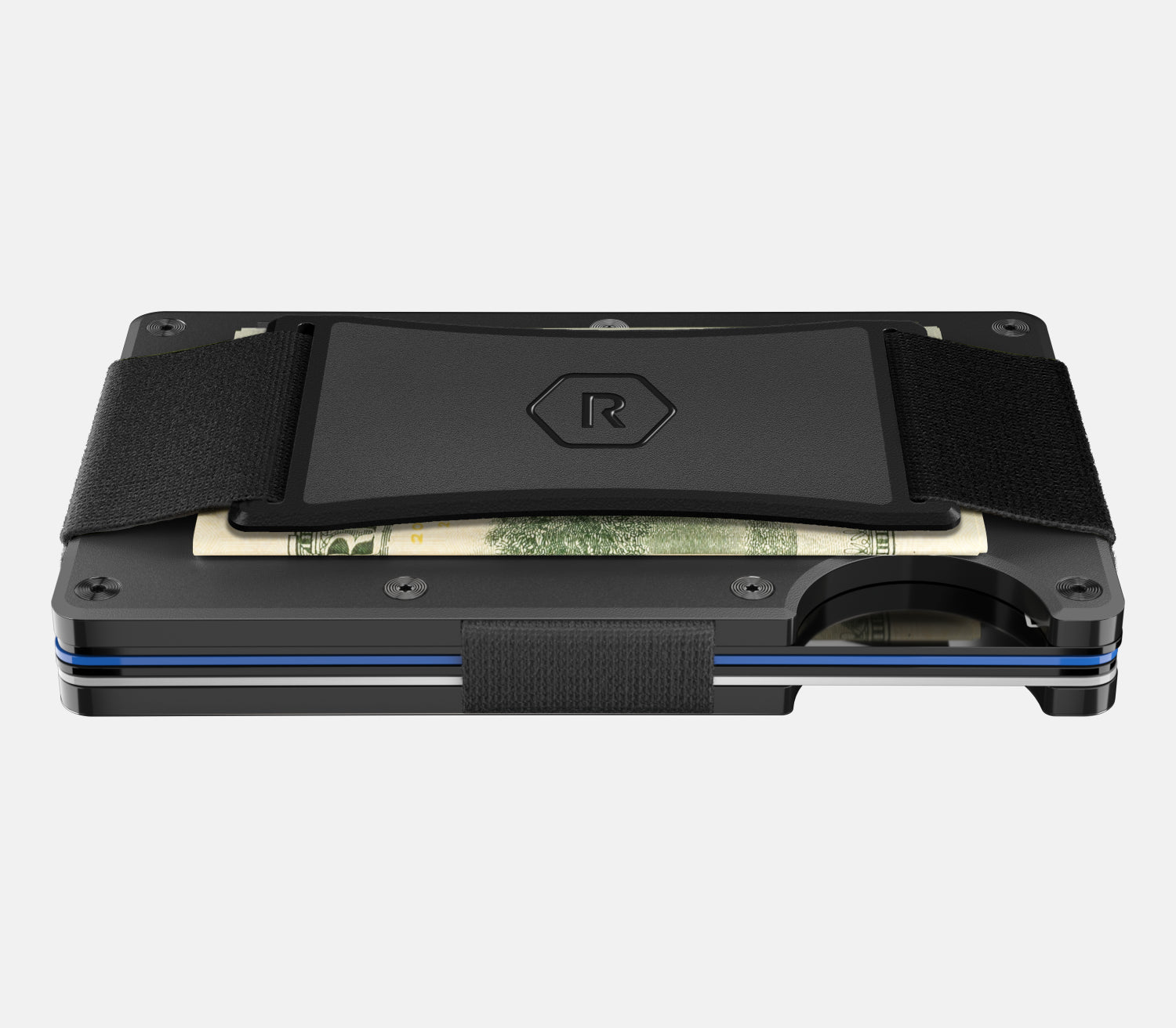 Ridge Wallet - Matte Black Titanium