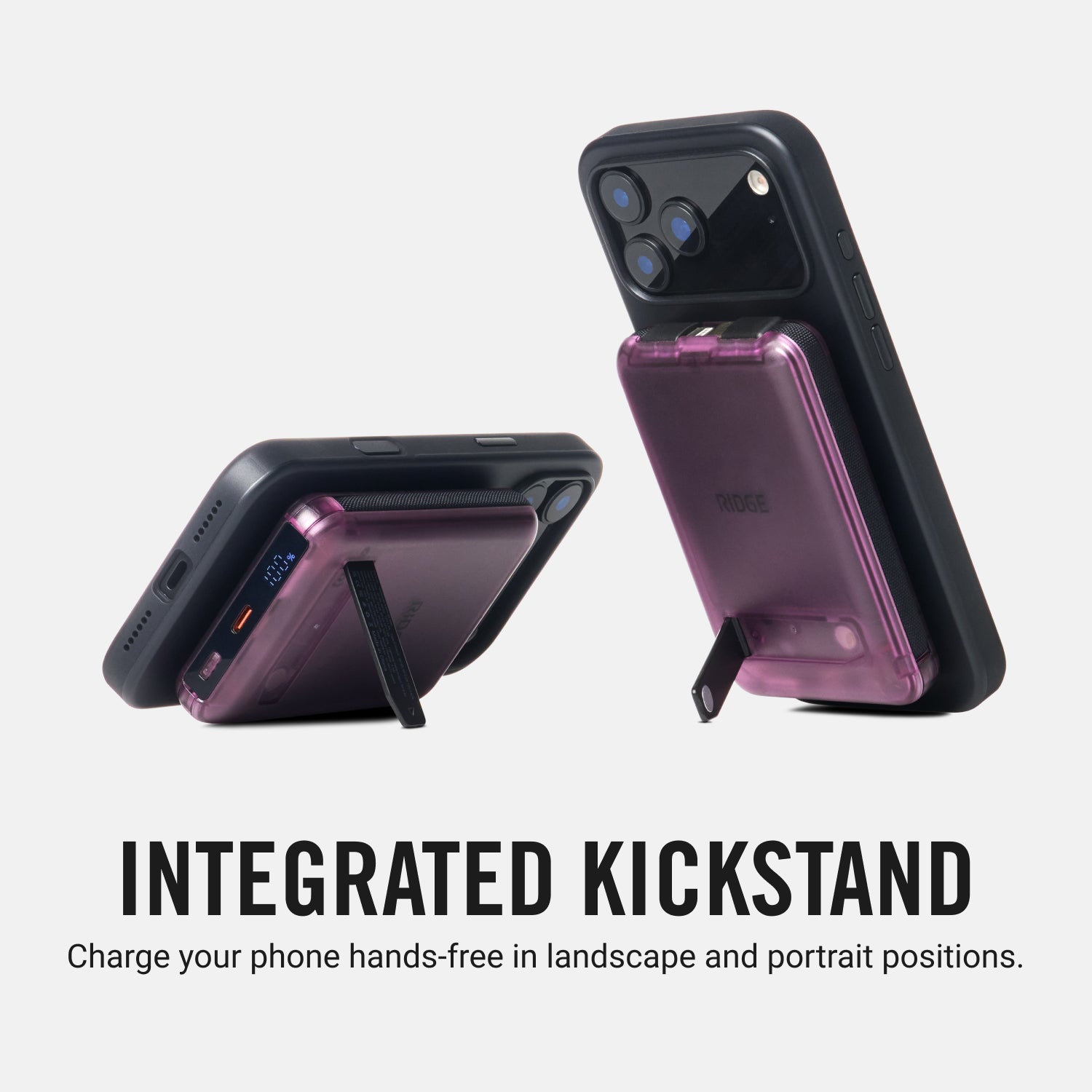 Ridge Power Bank - 10k mAh Bundle - Atomic Purple - 2-Pack