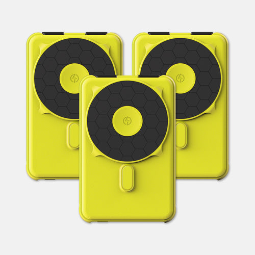 Magnetic Power Bank Bundle (3-Pack) - Hyper Lime
