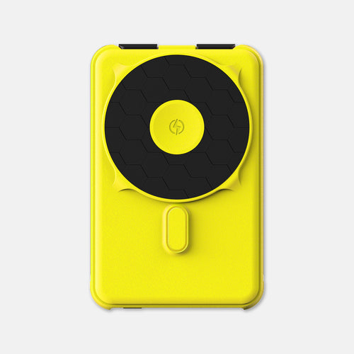 Magnetic Power Bank - Hyper Lime