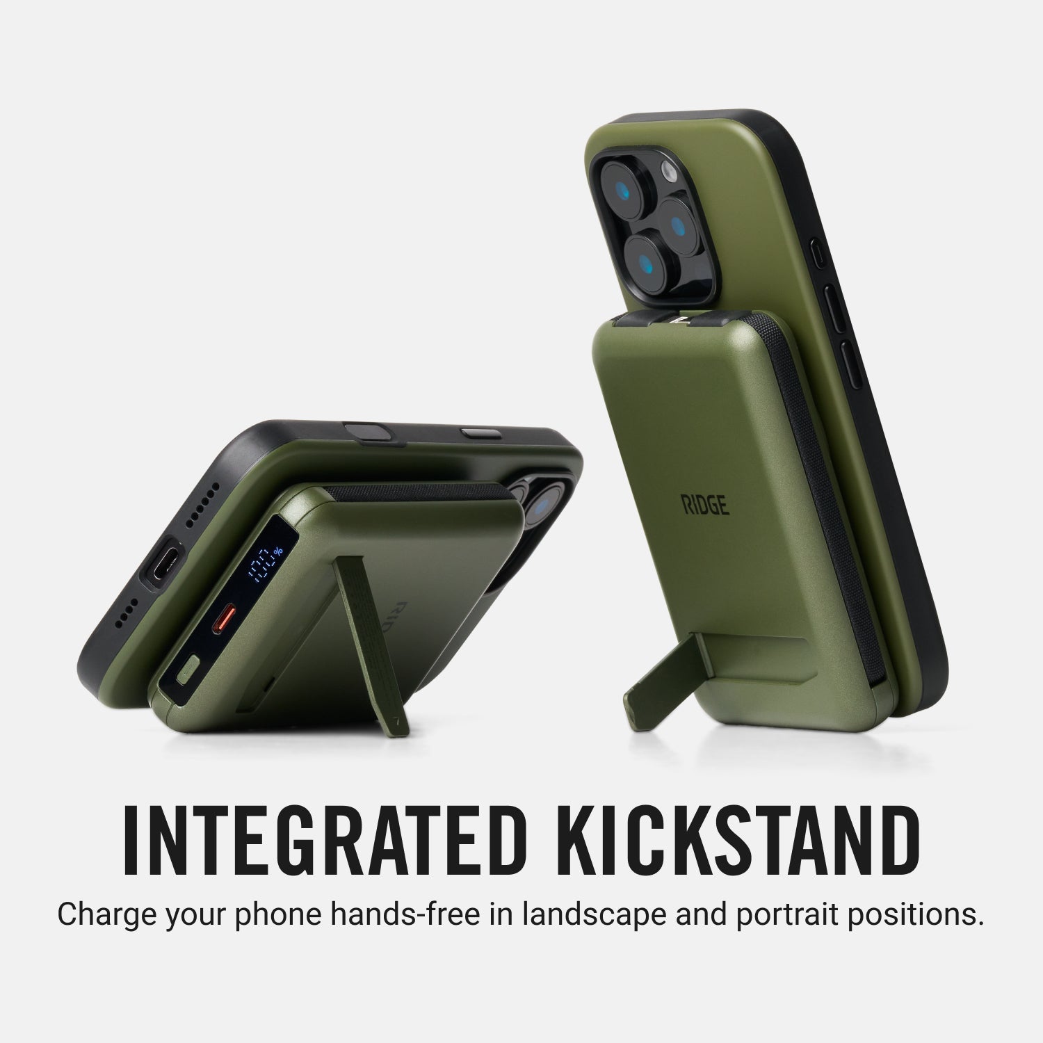 Everyday Charging Kit - iPhone 17 Pro Max - Matte Olive – Ridge