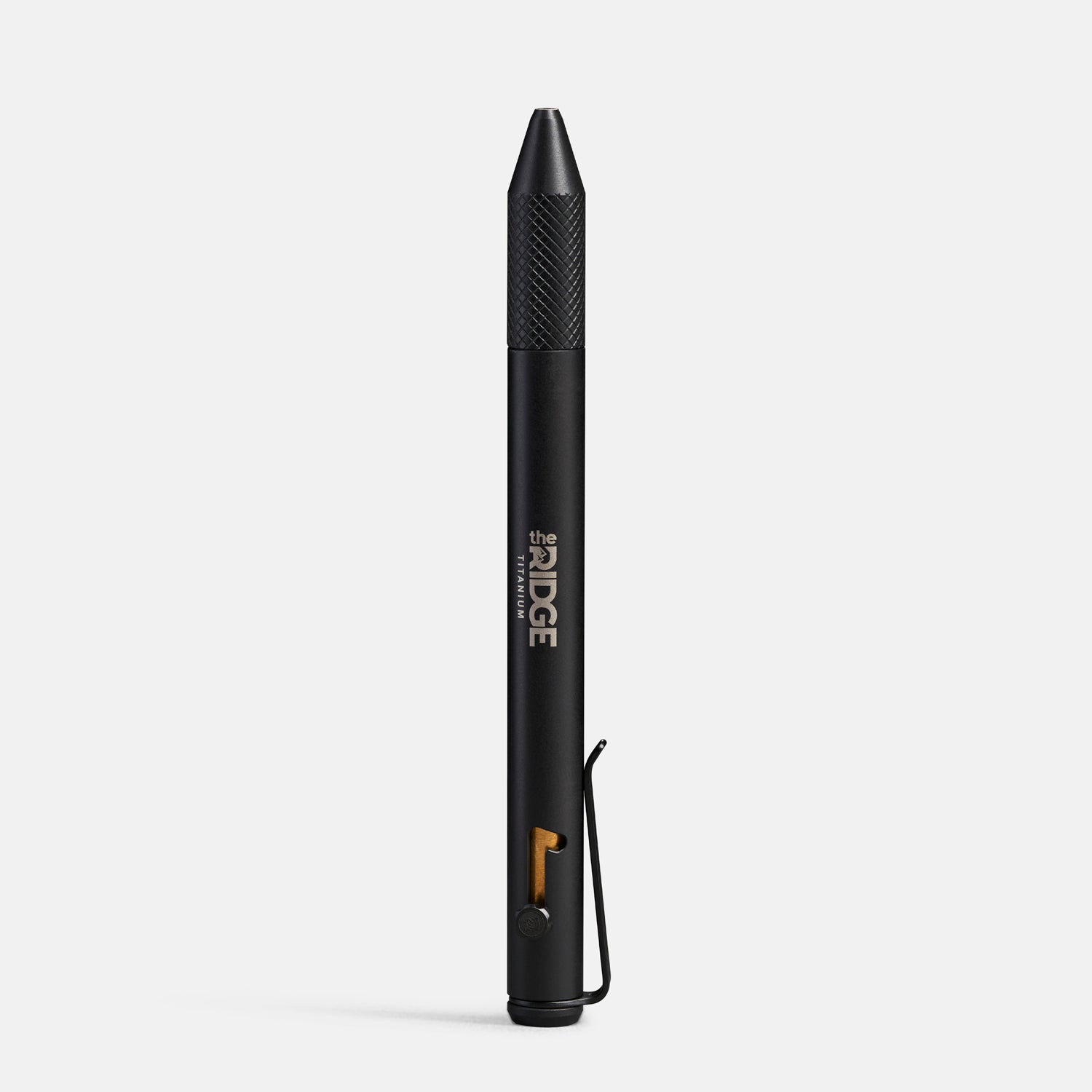 Matte Black Titanium Bolt Action Pen // The Ridge