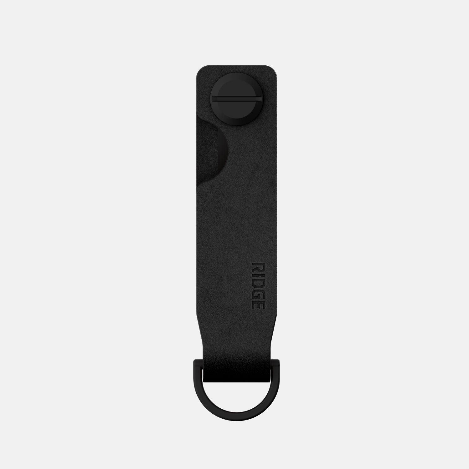 Ridge Keycase - Midnight Black Leather — 100% Leather Everyday Carry