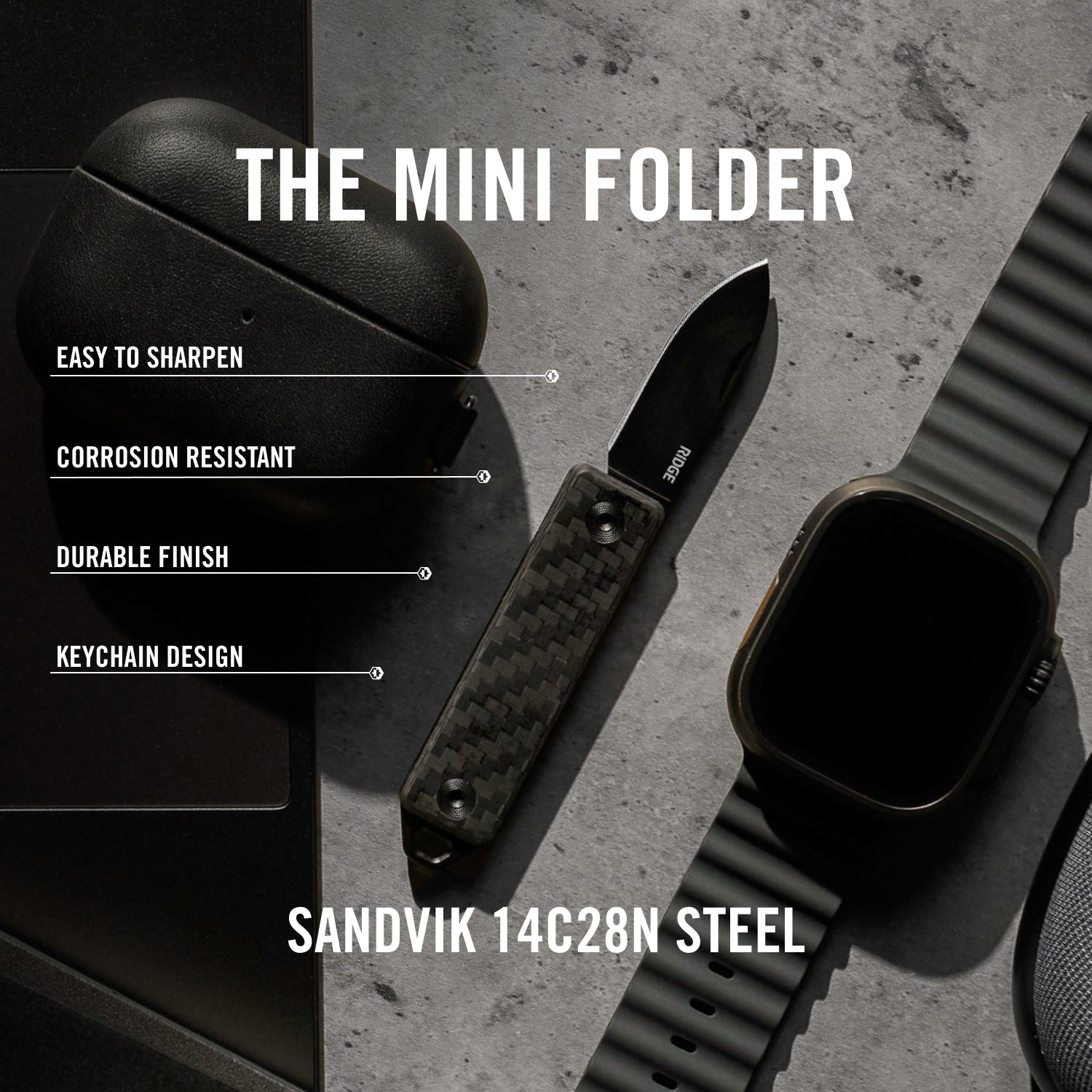 Mini Folder - Carbon Fiber 3k