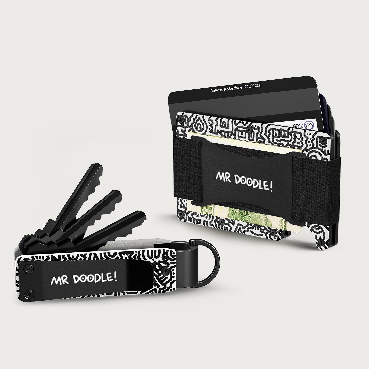 Wallet + KeyCase – Mr Doodle | THE ART OF EVERYDAY – Ridge