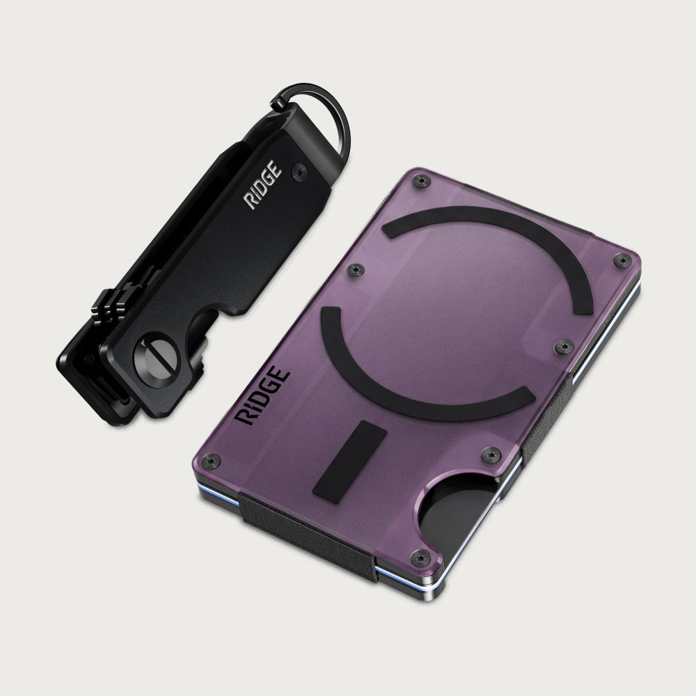 Ridge Wallet + KeyCase - Liquid Death | Ridge x Liquid Death