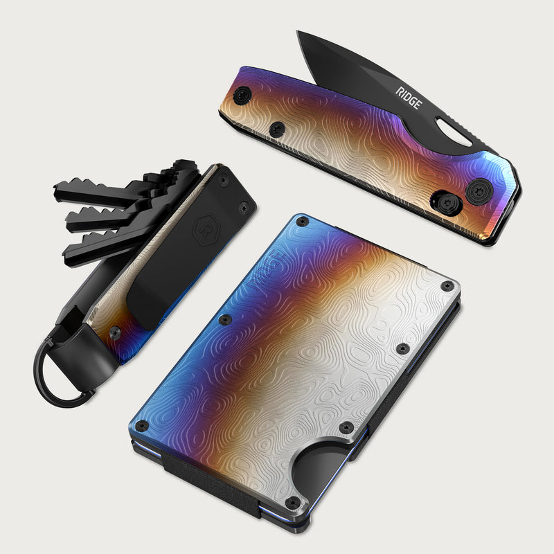 Daily Survival Kit - Burnt Damascus