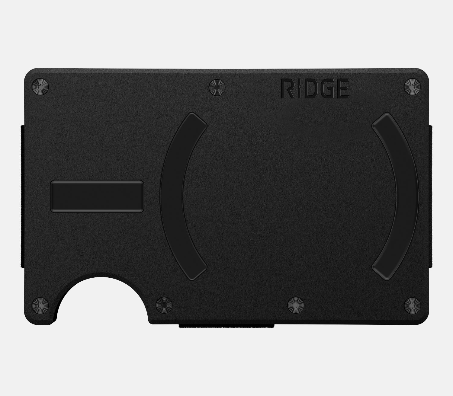 THE RIDGE/財布/-/BLK Ridge Wallet - Matte Black Titanium
