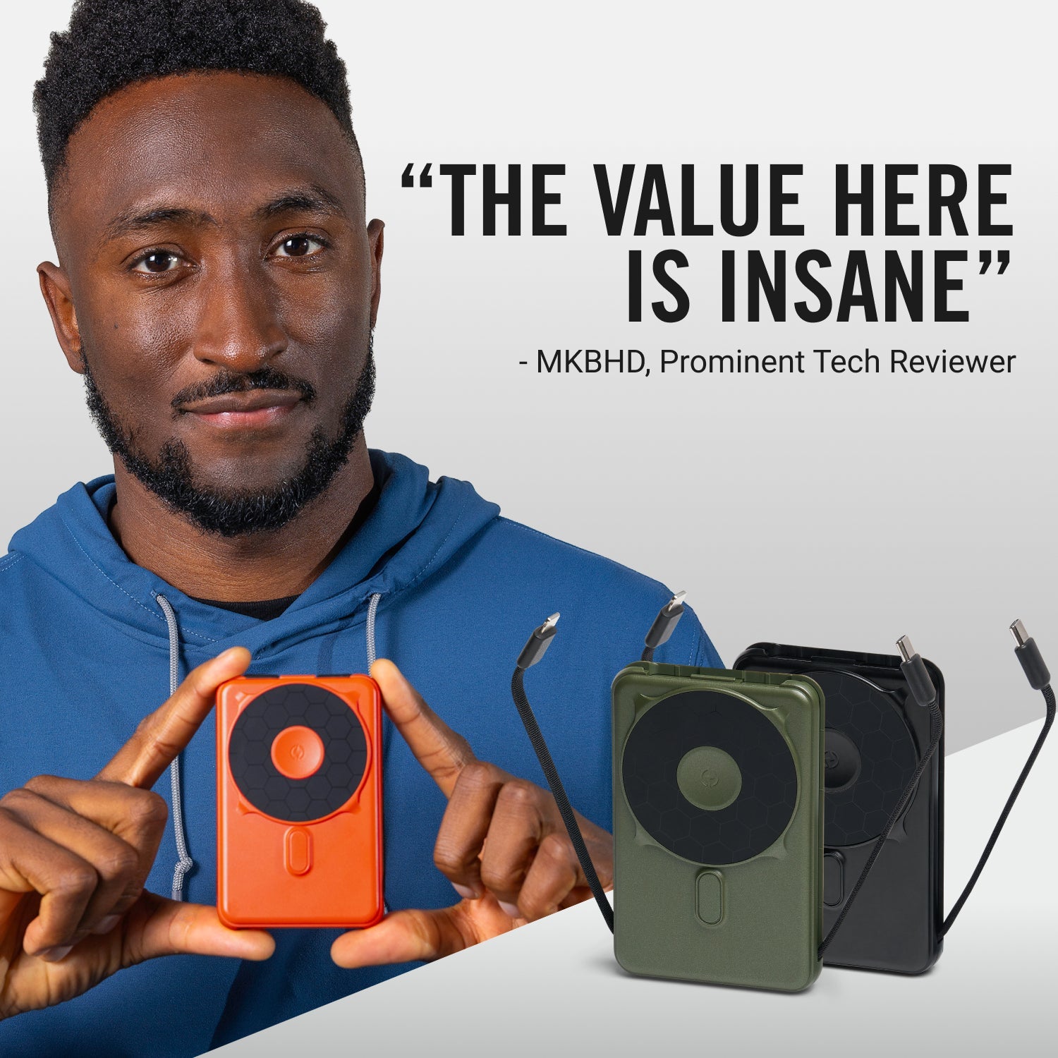 Ridge Power Bank - 10k mAh