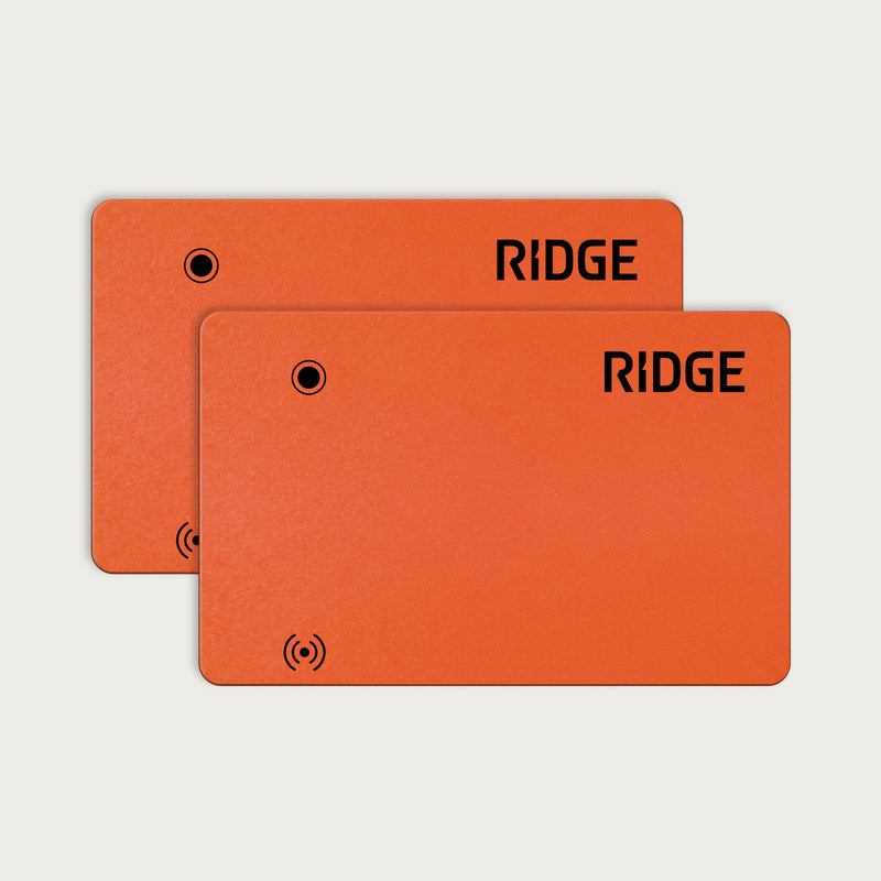 Ridge - Tracker Card - Basecamp Orange (2-Pack)