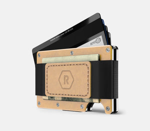 Ridge Wallet — Natural Leather