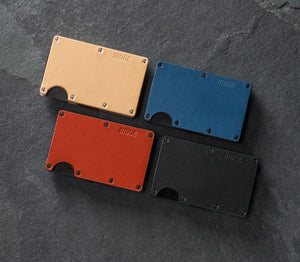 Ridge Wallet — Natural Leather