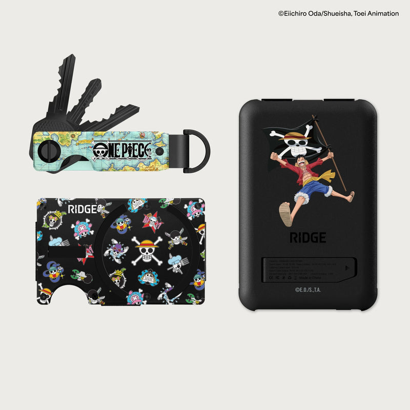 Ridge Wallet for MagSafe + Power Bank + KeyCase - ONE PIECE - Straw Hat Skulls + ONE PIECE + ONE PIECE