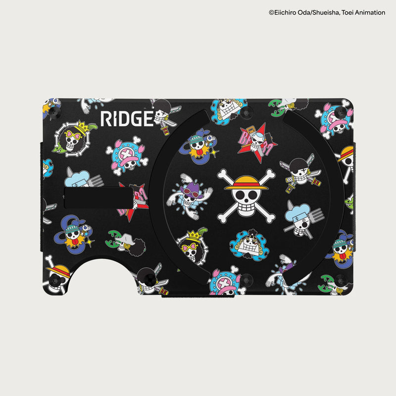 Ridge Wallet for MagSafe - ONE PIECE - Straw Hat Skulls