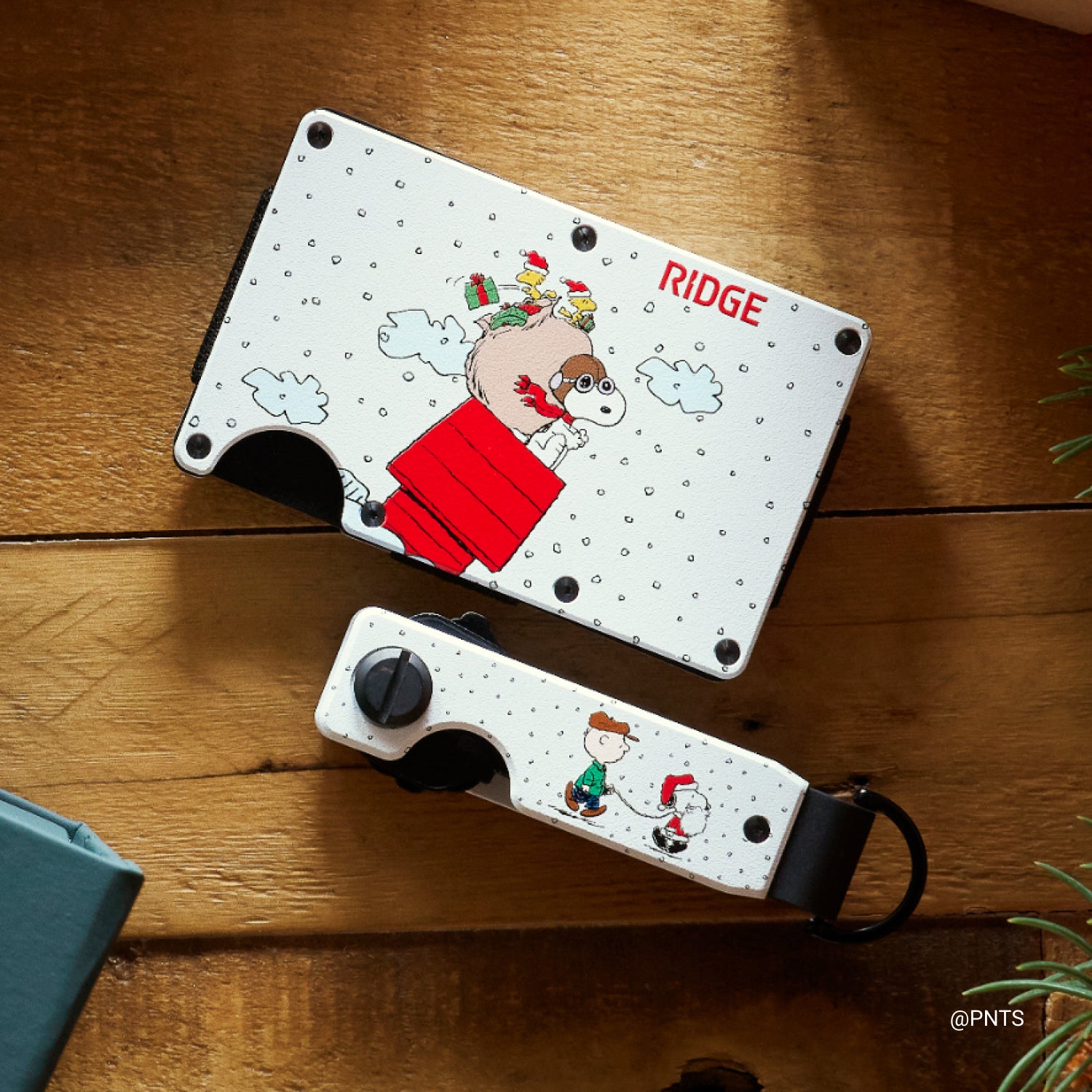 Ridge Wallet + KeyCase - Peanuts - Dear, Santa | Carry a