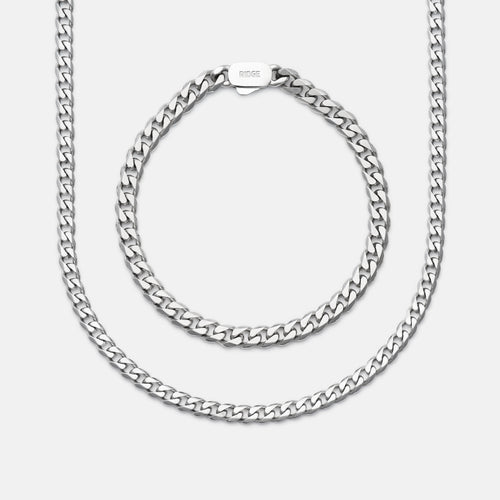 Curb Chain Kit - Platinum - Medium