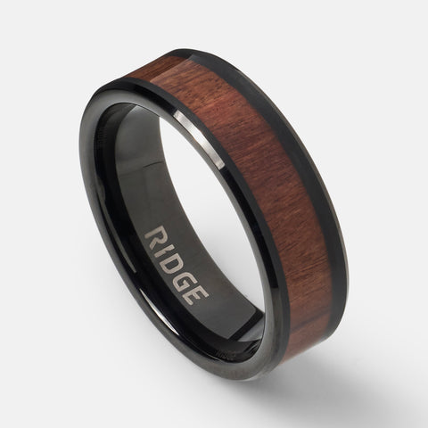 Solid Burnt Wild Olive – Luxury Wooden Rings for Men & Woman
