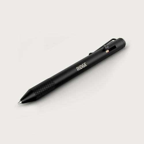 Ridge Bolt Action Pen - Royal Black