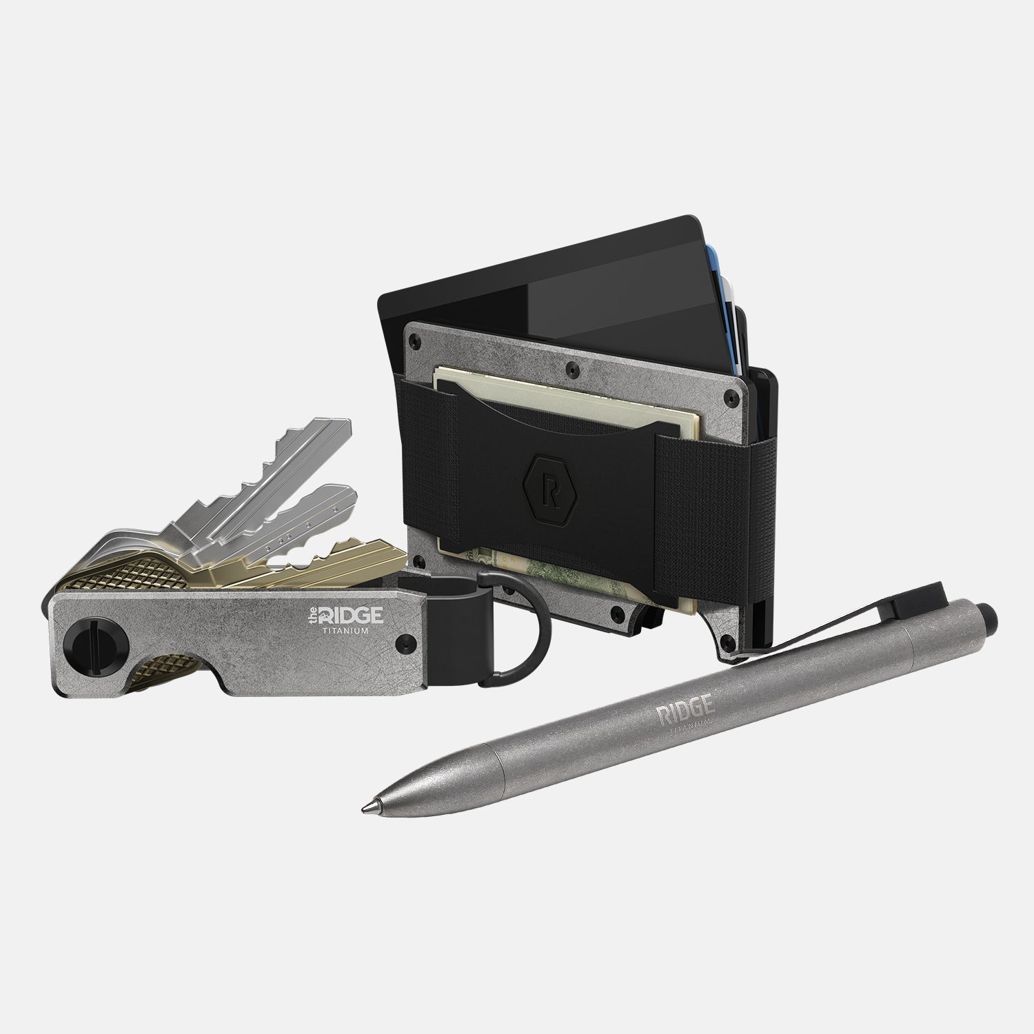 最適な価格 Click + Keycase + Wallet Ridge The Pen Stonewashed - Kit 小物