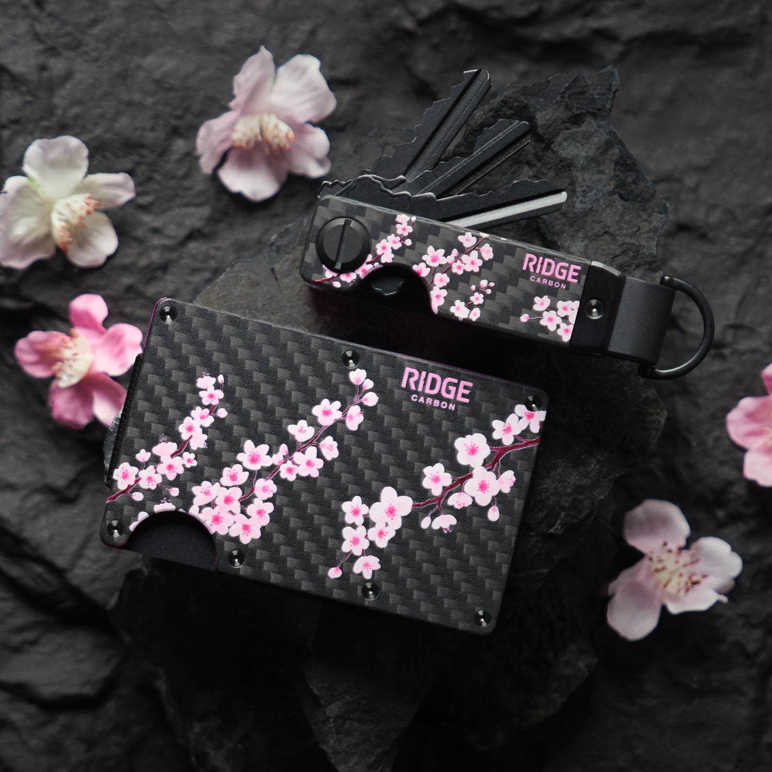 Ridge Wallet + KeyCase Kit | Sakura