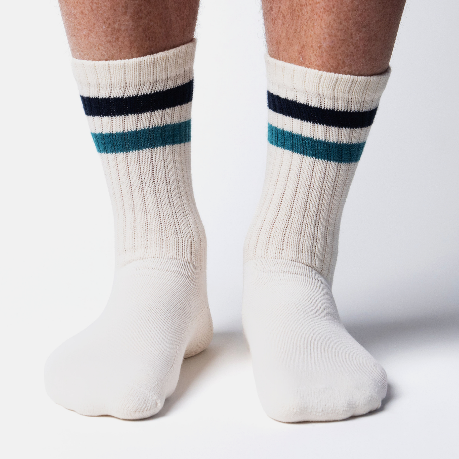 Ridge Everyday Crew Socks 3 Pack Retro Stripe