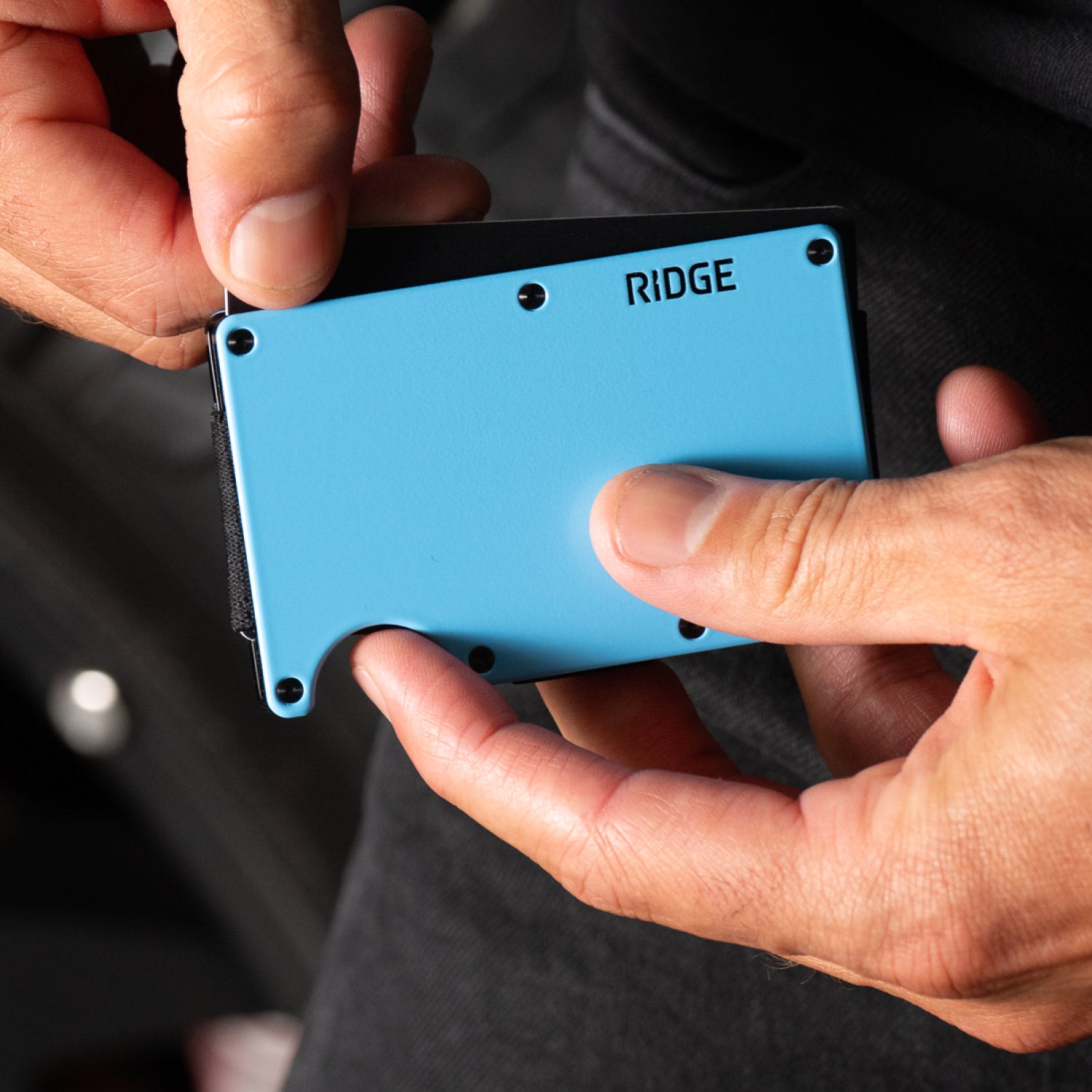 Ridge Wallet + KeyCase - Speedway Blue | TRACK-TESTED COLORS