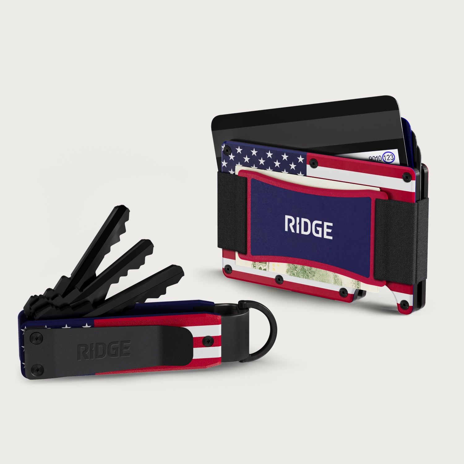 Wallet & KeyCase Kit - Stars & Stripes | MADE FOR AMERICAN MOMENTS