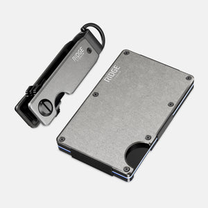 The Ridge Wallet ザ リッジ Titanium Stonewash Wallet - Strong & Durable | The Ridge