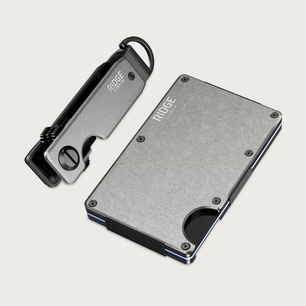 Stonewashed Titanium KeyCase // The Ridge