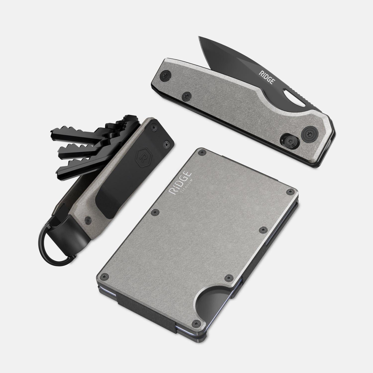 The Ridge: Wallet + Keycase + Everyday Folder Kit