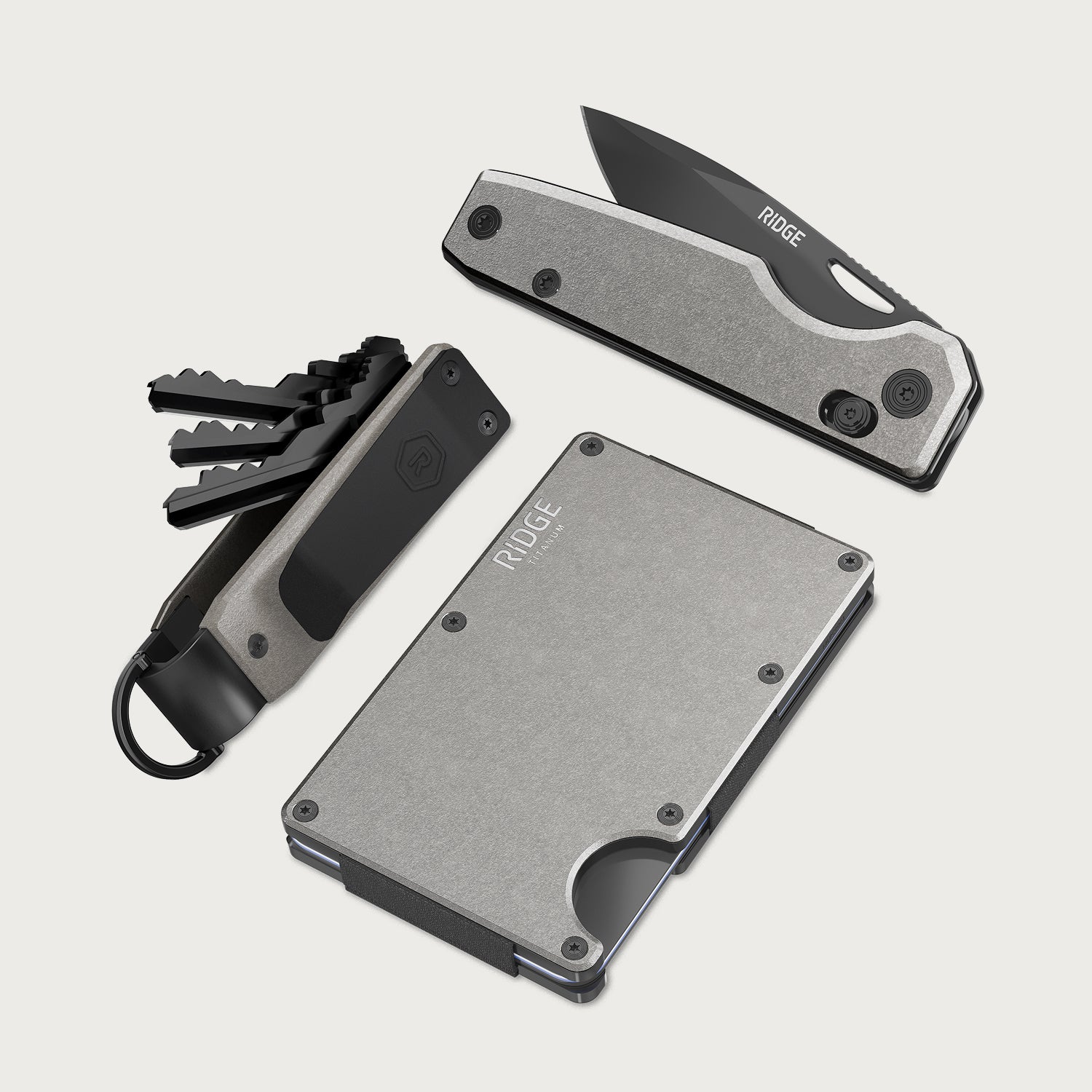 The Ridge: Wallet + Keycase + Everyday Folder Kit