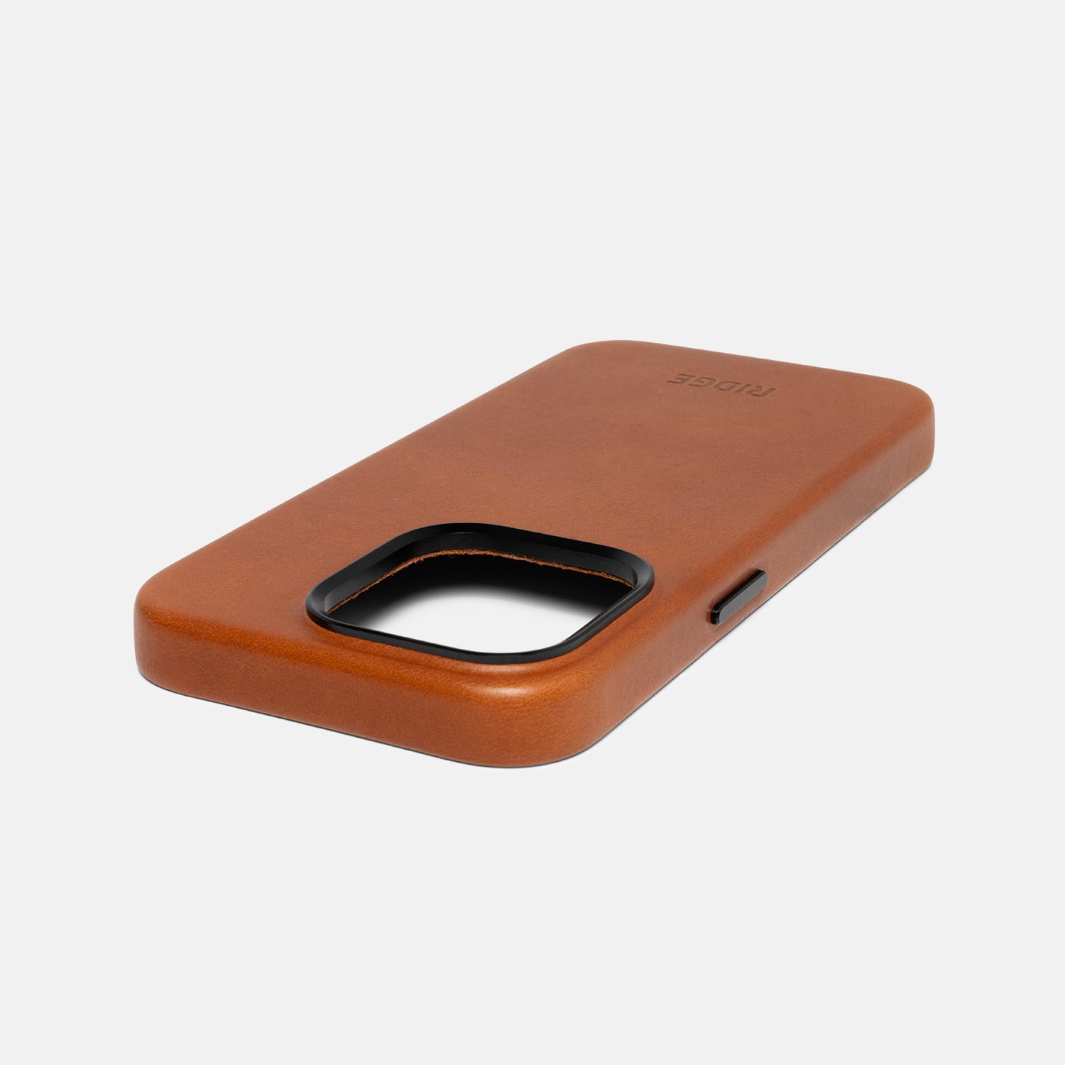 Everyday Phone Case - iPhone 15 Pro - Tobacco Brown Leather