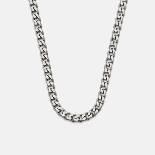 5mm Curb Chain - Titanium - 20