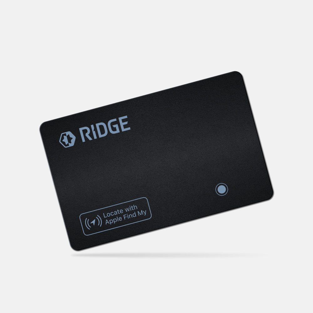 Ridge Wallet - Midnight Black Leather