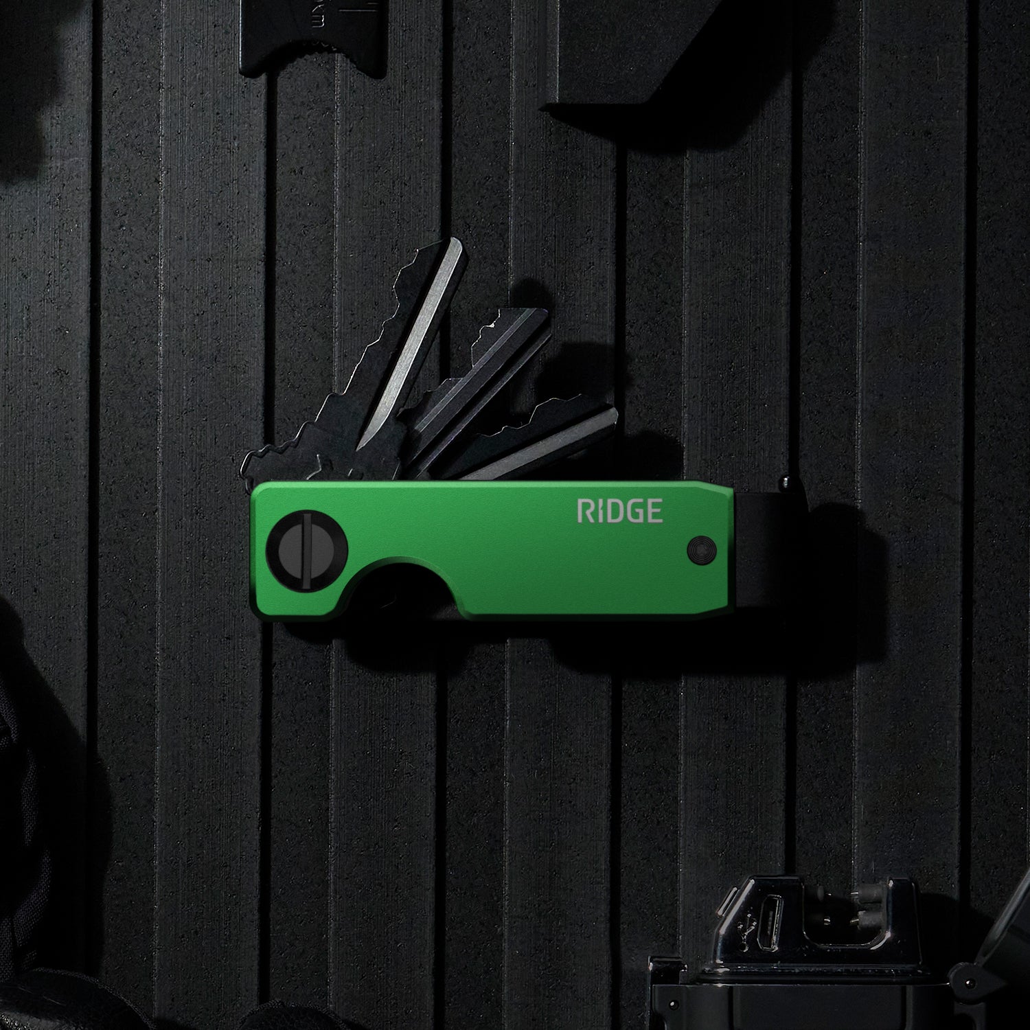 Ridge KeyCase - KeyCase Voodoo Green