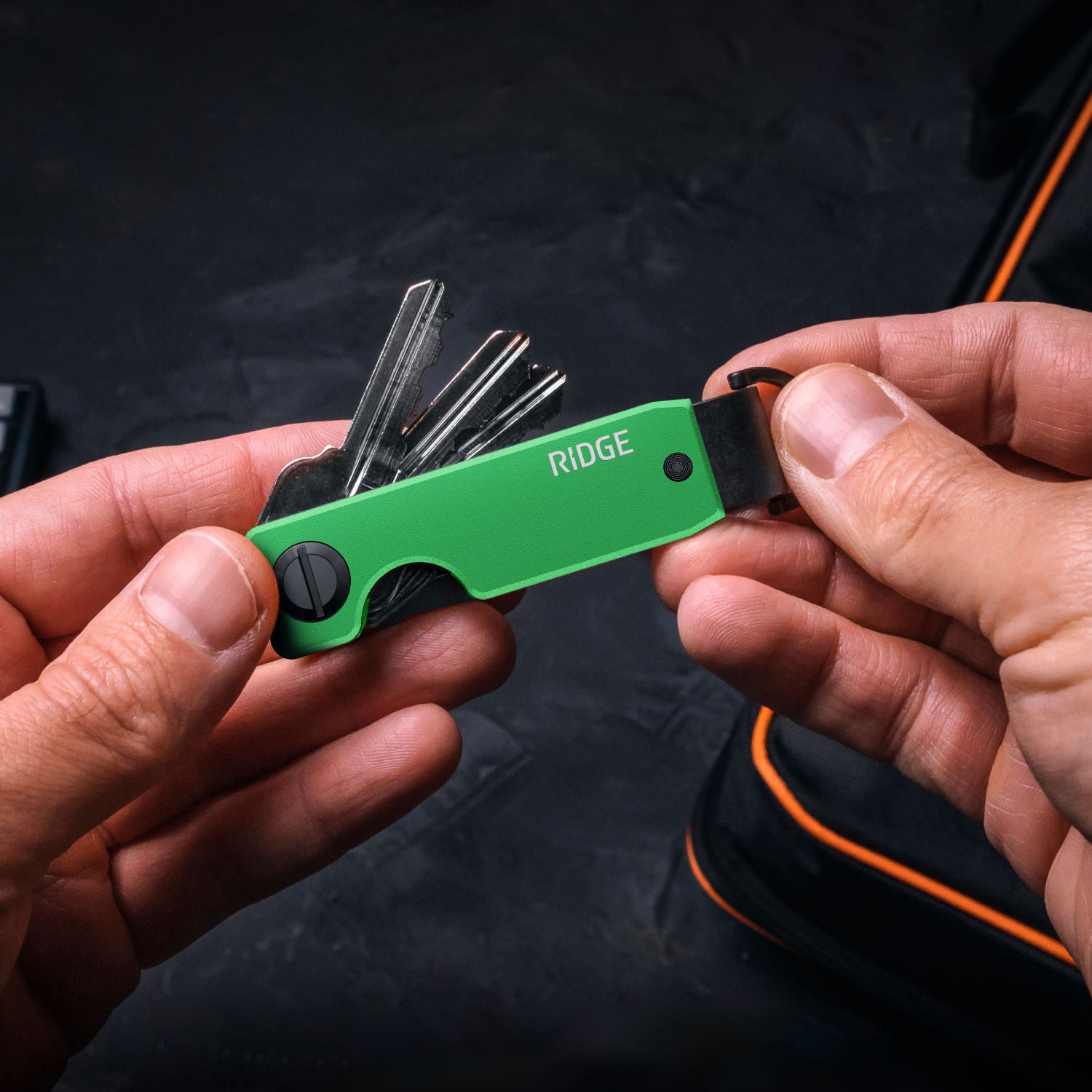 Ridge KeyCase - KeyCase Voodoo Green