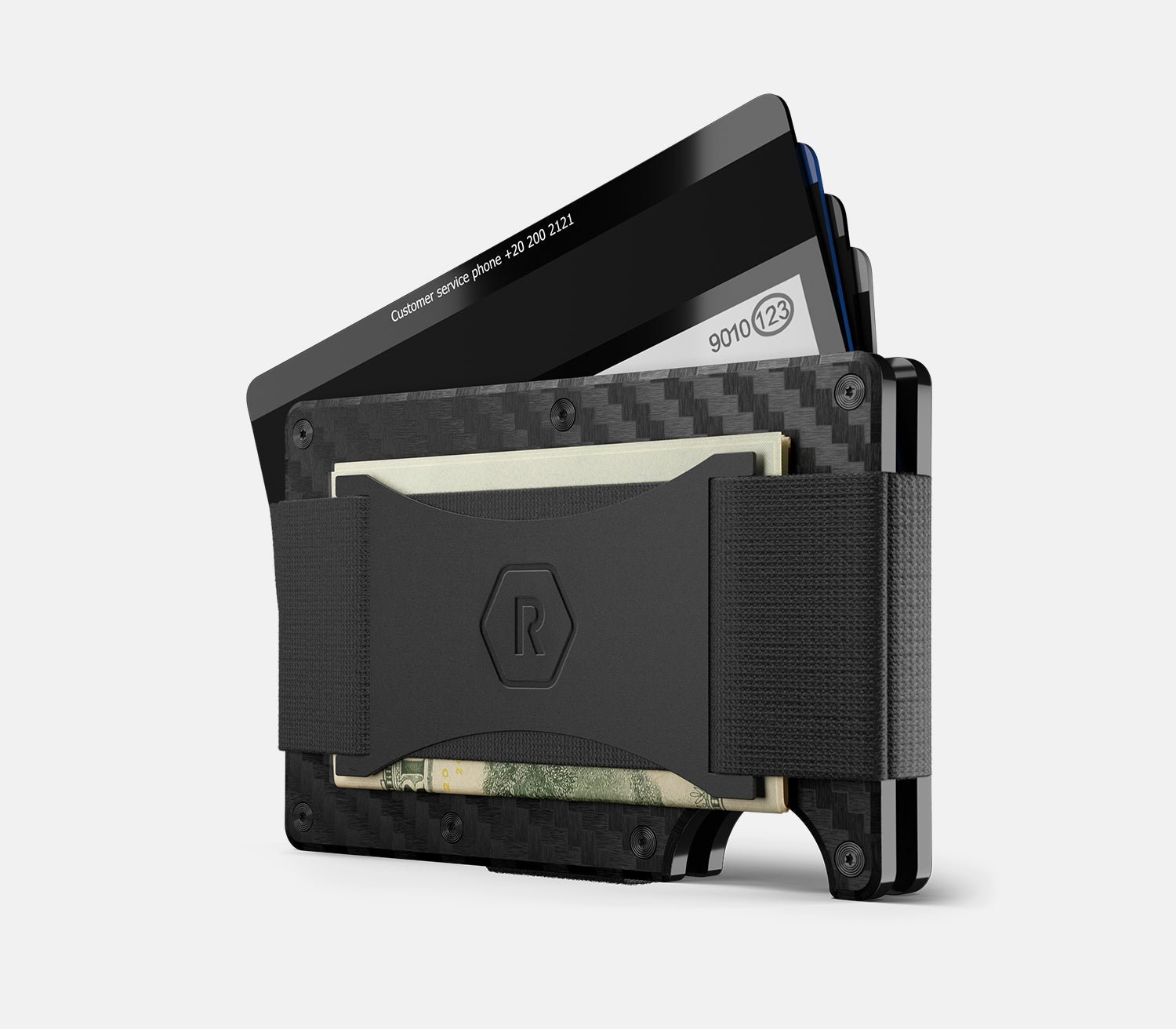 Ridge Wallet - Miami Dolphins - Carbon Fiber 3k