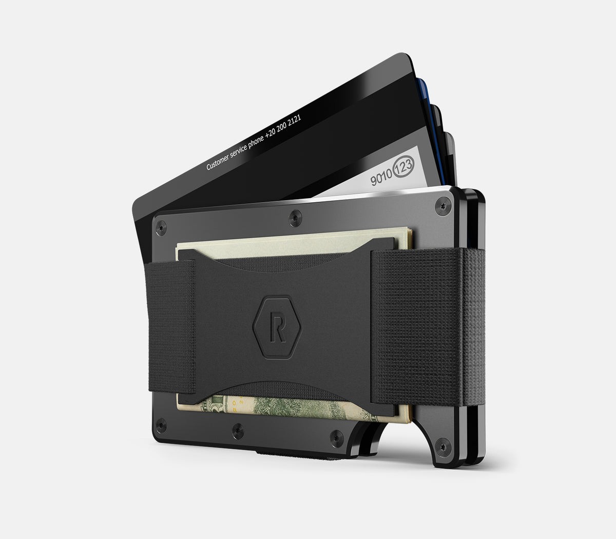 Gunmetal Wallet: High-Grade Aluminum — Minimalist // The Ridge