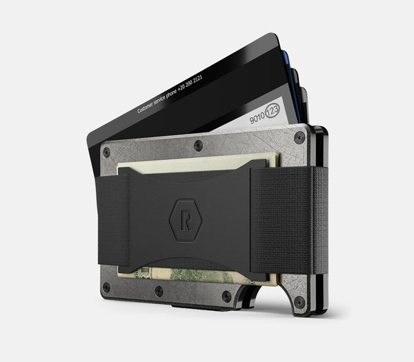 Titanium Stonewash Wallet - Strong & Durable | The Ridge